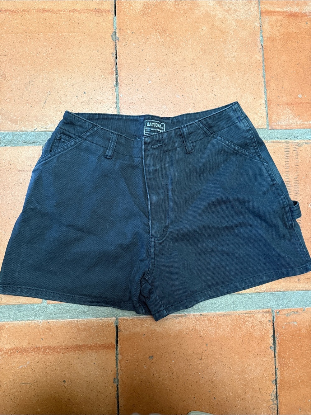 NATIONAL Black Work Shorts